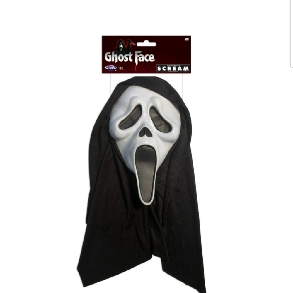Fun World Ghost Face Scream Mask